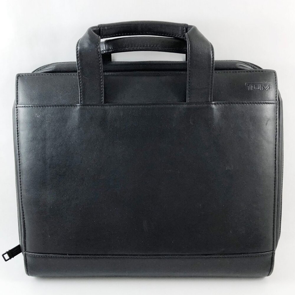 Tumi Black Leather Documents Case - image 1